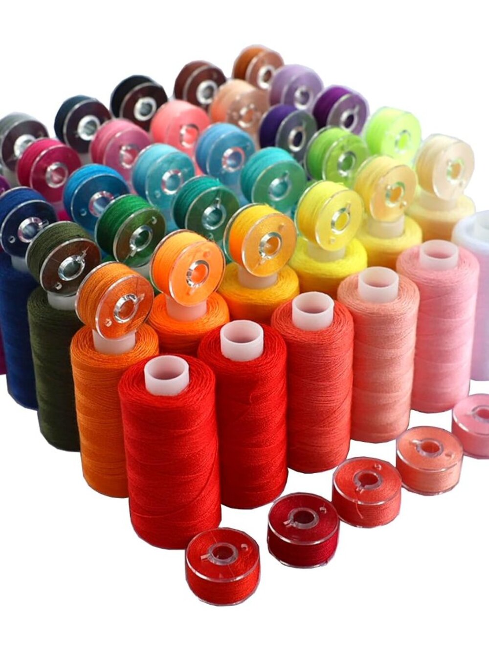 72 PCS Sewing Thread Assortment, 36 Color Thread for Sewing Machine with 36 Same